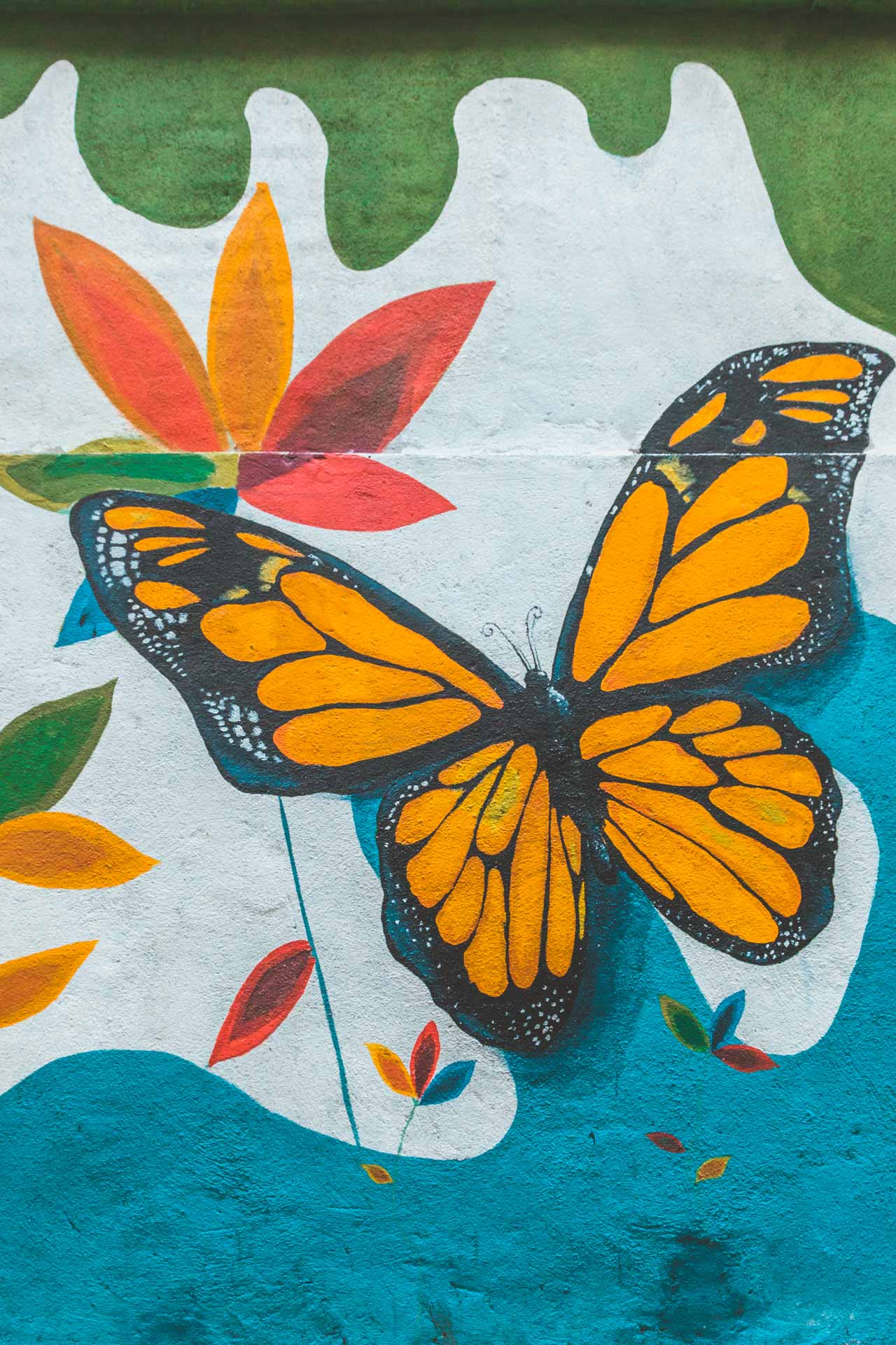 Bukit Bintang Street Art Butterfly, Kuala Lumpur
