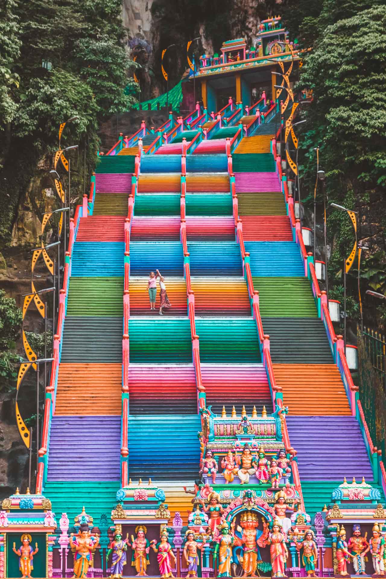 Rainbow Stairs, Batu Caves, Kuala Lumpur