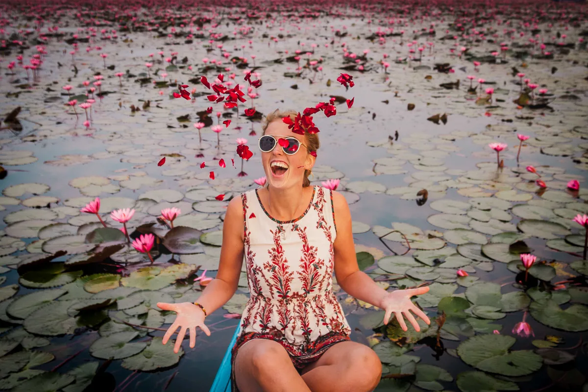 Red Lotus Lake Thailand