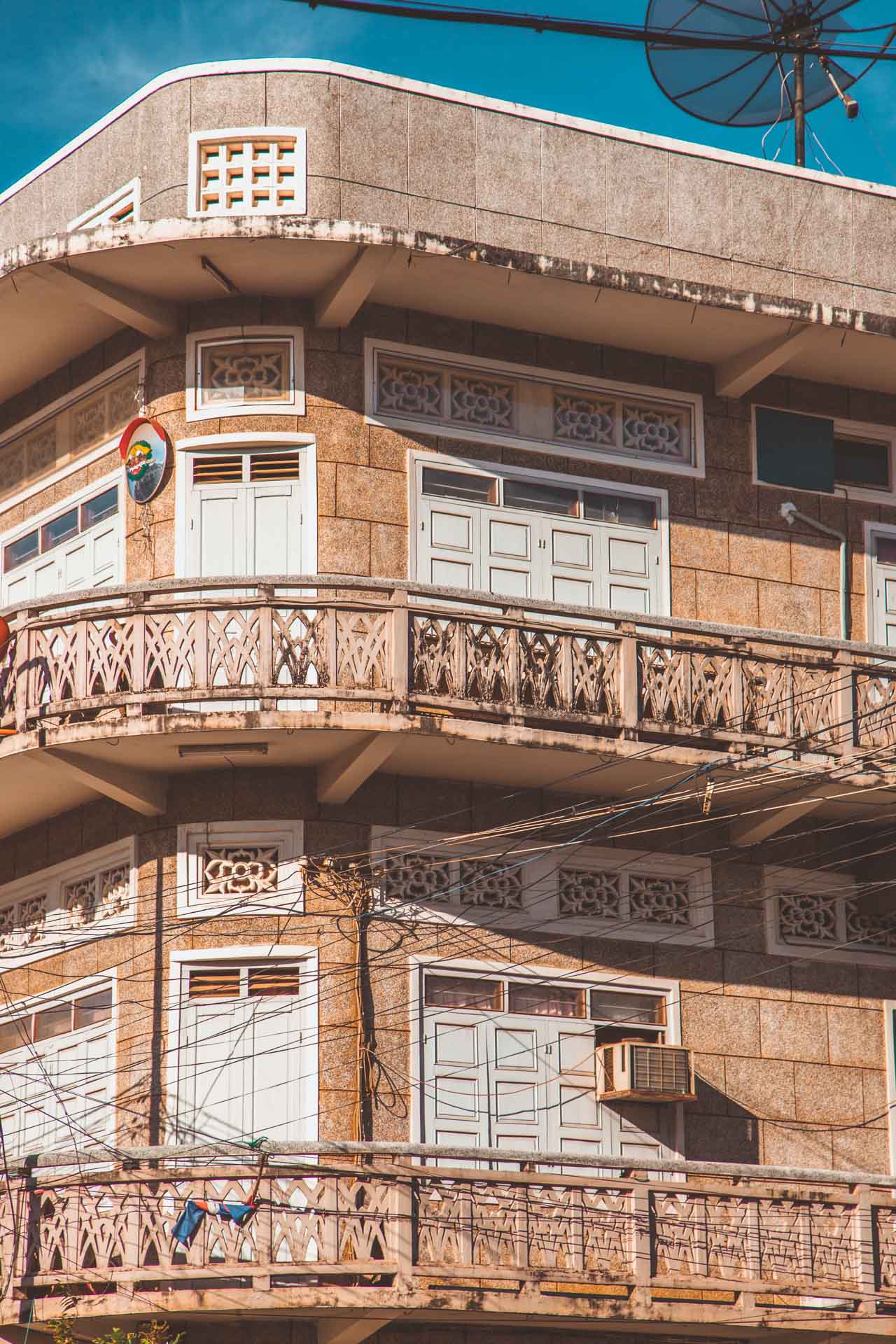 Pakse French colonial architecture, Southern Laos