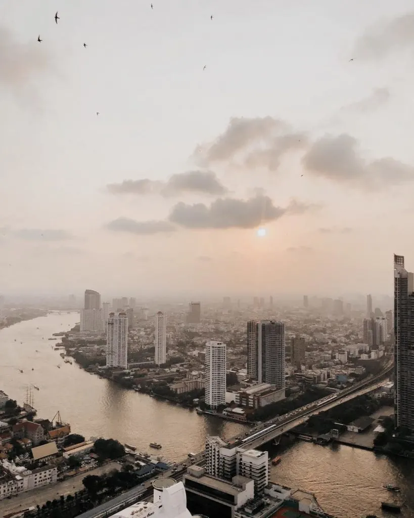 Skybar rooftop skyline view, Bangkok by Kelsee Pietz