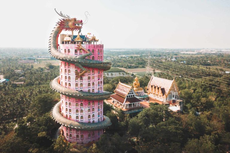 5x Bangkok Off the Beaten Path, Wat Samphran Dragon Temple, Thailand