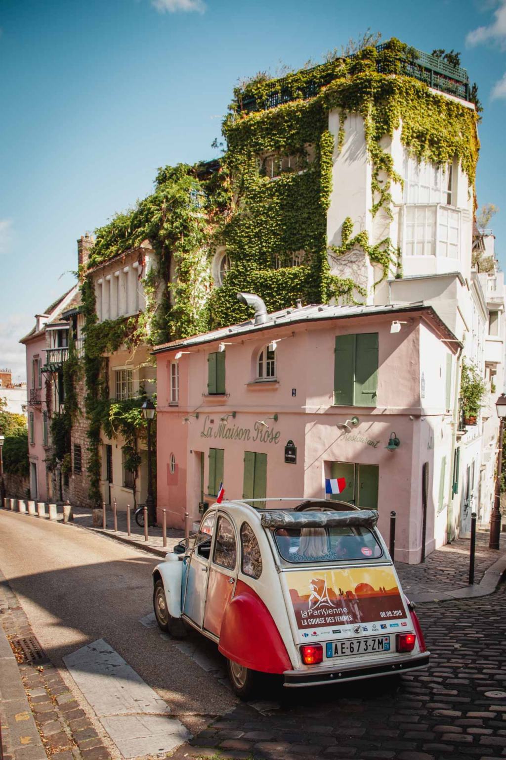 La Maison Rose, Pink House, Montmartre, Paris
