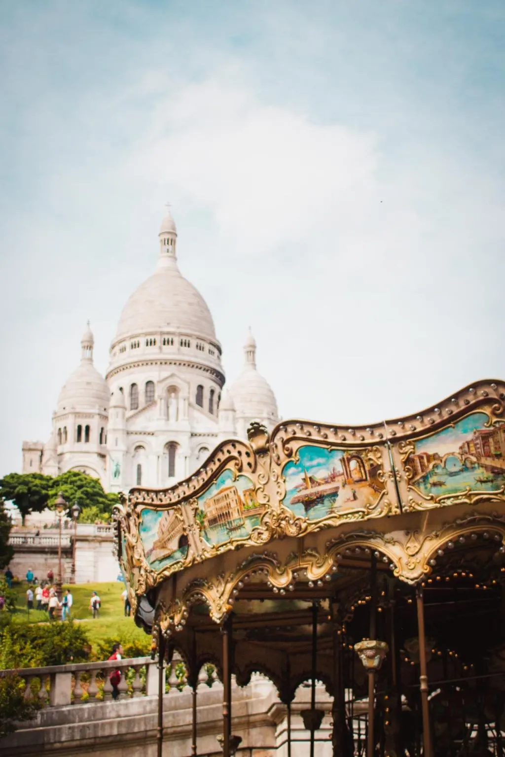 Paris Carousel Sacre Coeur, Montmartre