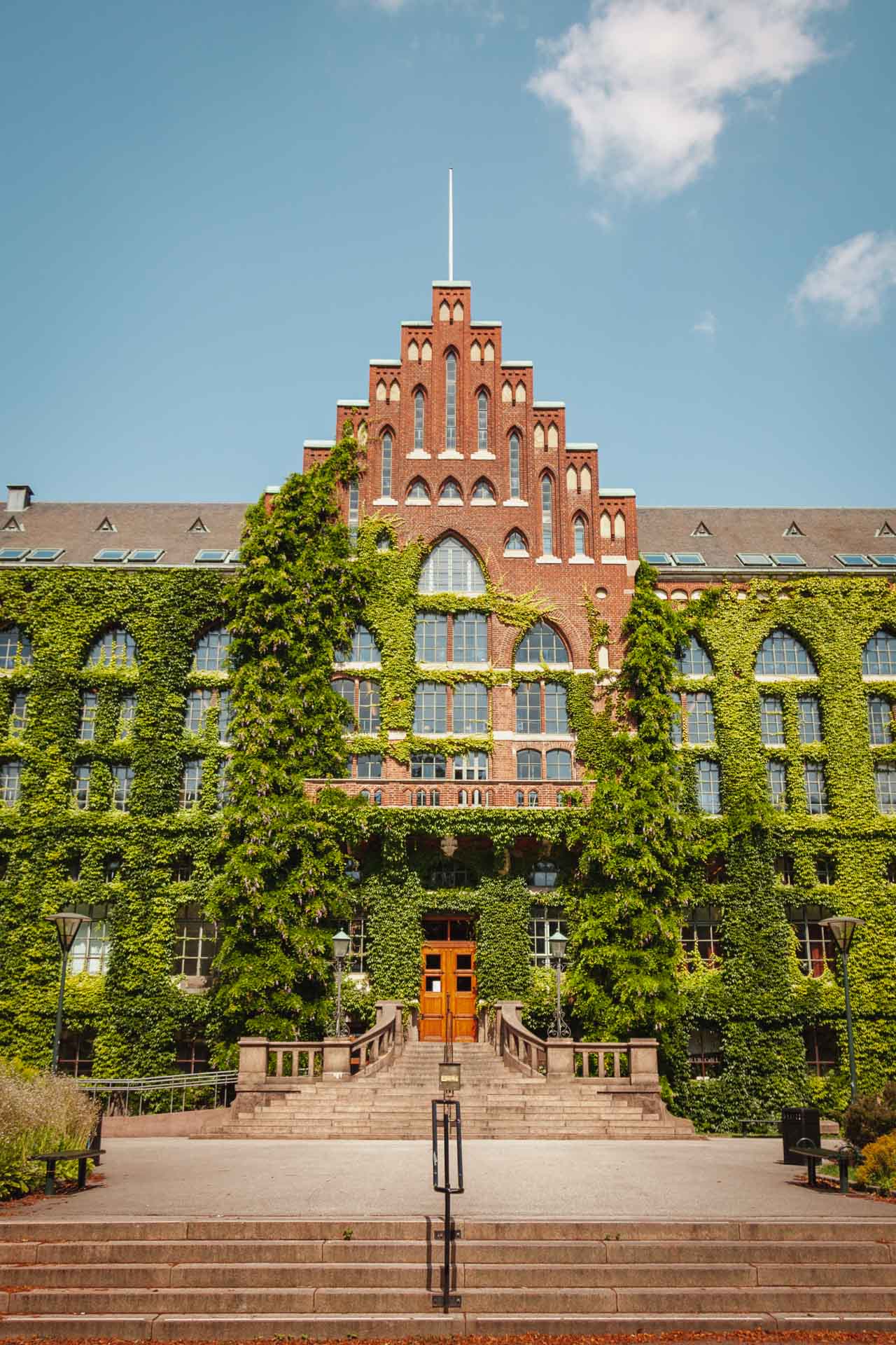 University Library in Lund, Skåne, Sweden