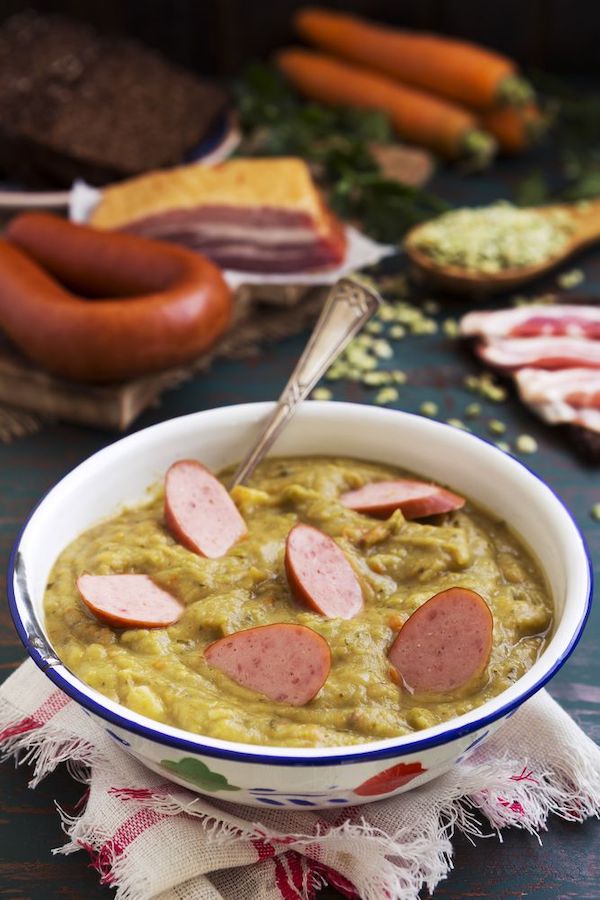 Recipe: 'Hutspot' with smoked sausage - Vegan Amsterdam