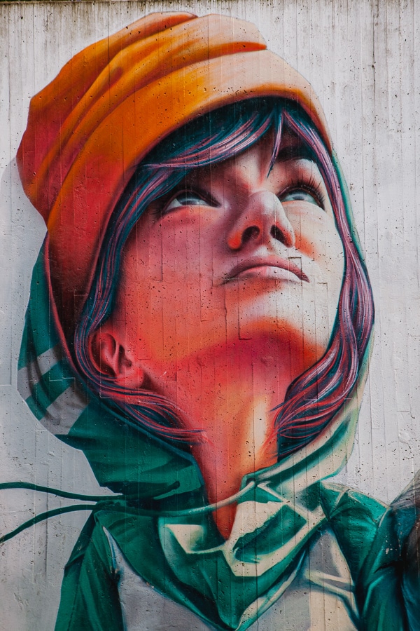 Luthens gränd, mural by YASH Linus Lundin, Södermalm, Stockholm