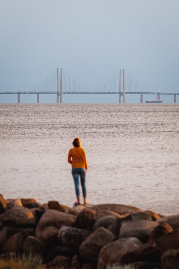 Øresund bridge from Västra hamnen, Malmo