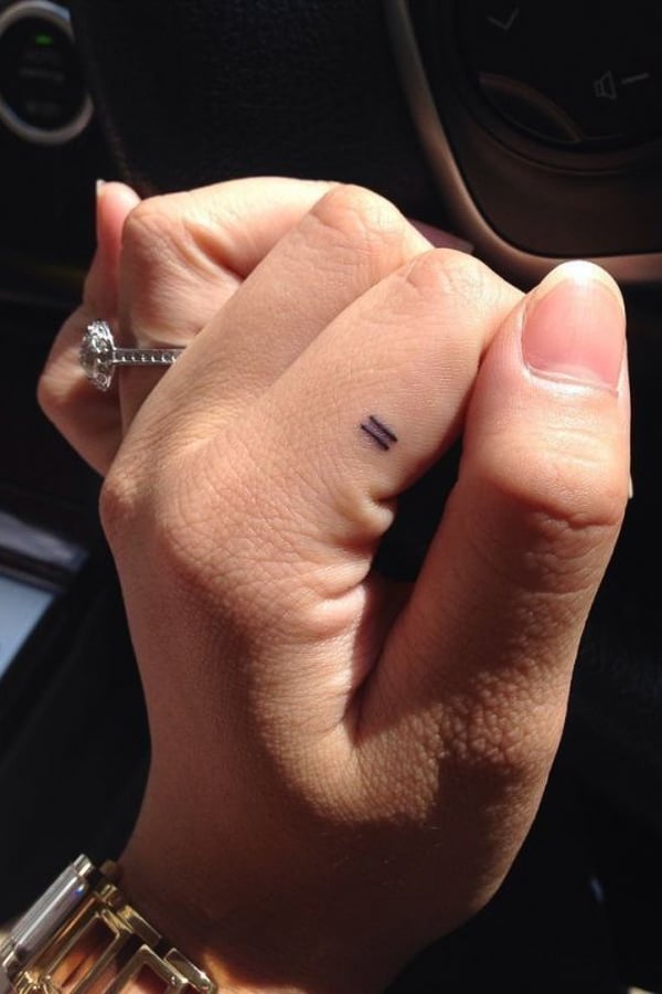 Small Finger Tattoo Equality Tattoo by tattoosforyou org
