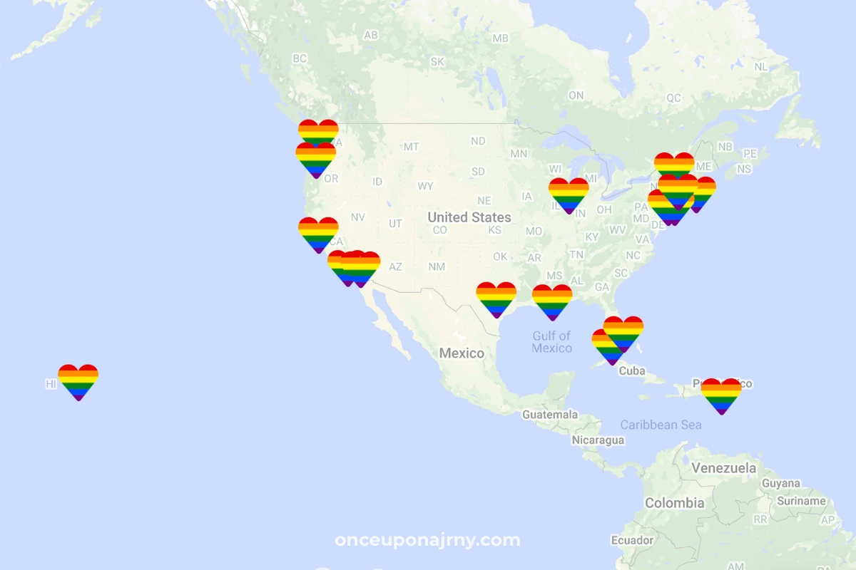 Best USA lesbian vacations destinations