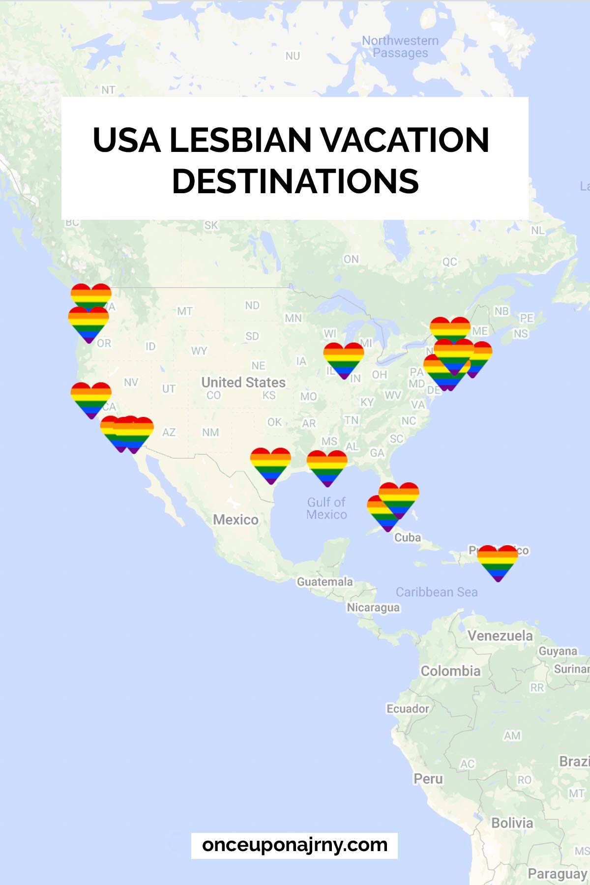 USA lesbian vacation destinations