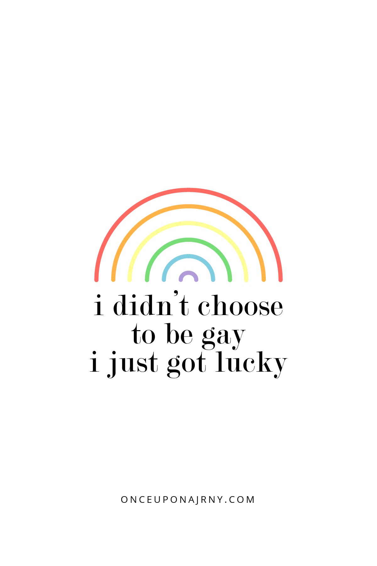 I didn’t choose to be gay, I just got lucky gay pride quotes