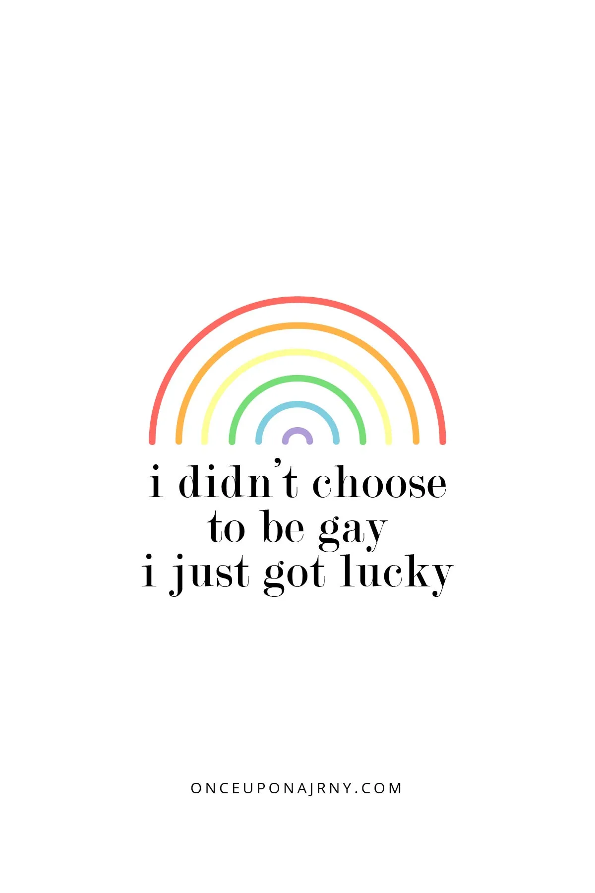 I didn’t choose to be gay, I just got lucky gay pride quotes