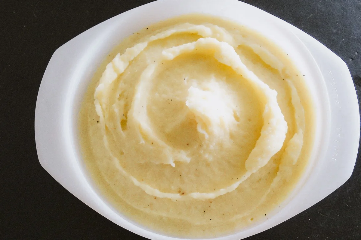 Skordalia Garlic Mashed Potato Dip Food in Greece