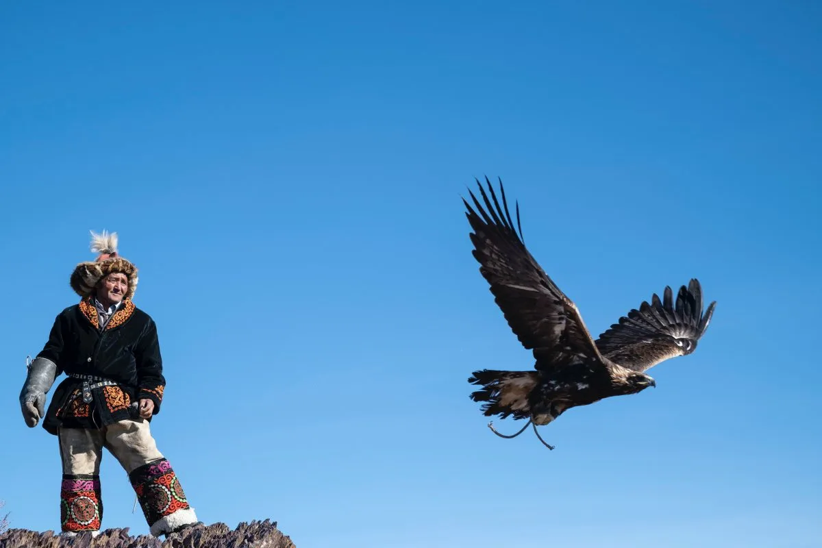 Eagle hunter Mongolia Kazakh