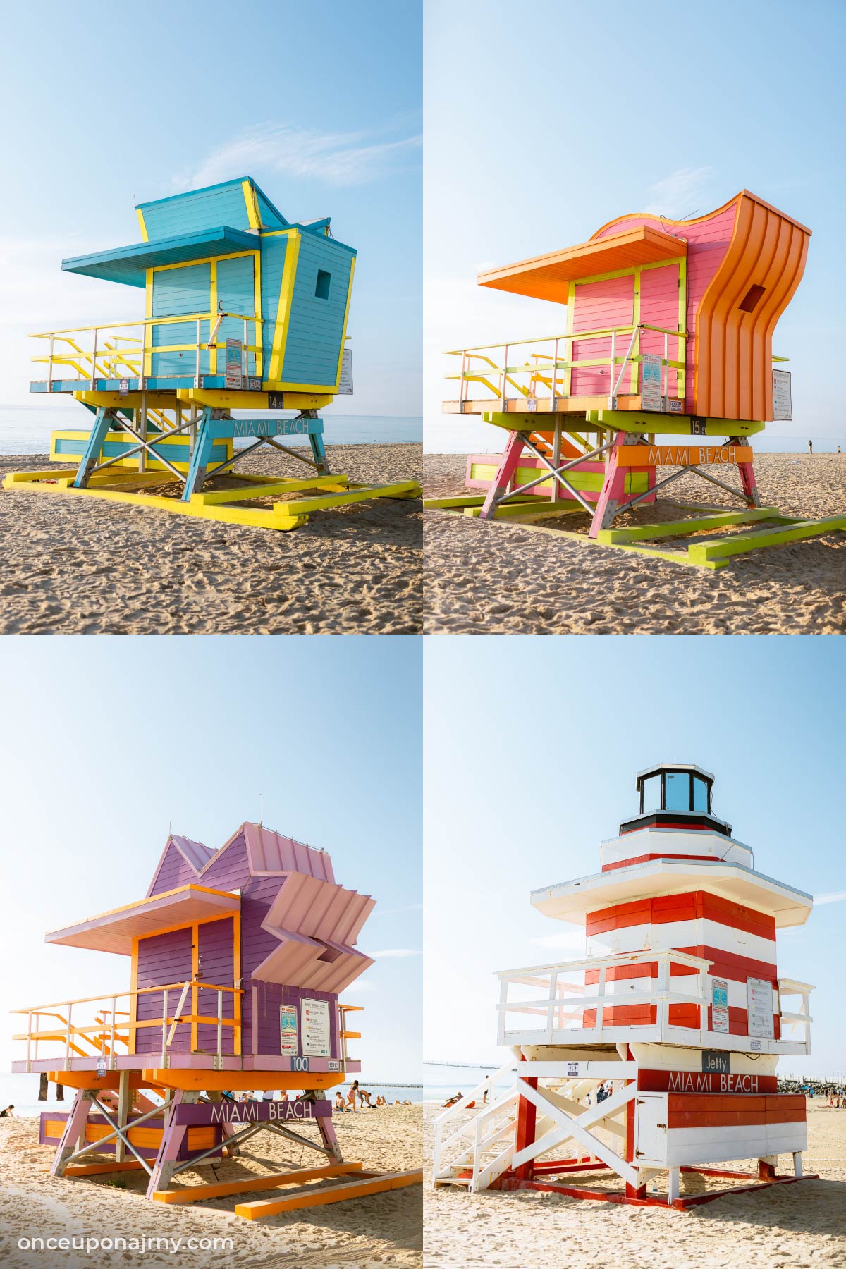 Miami Beach lifeguard towers