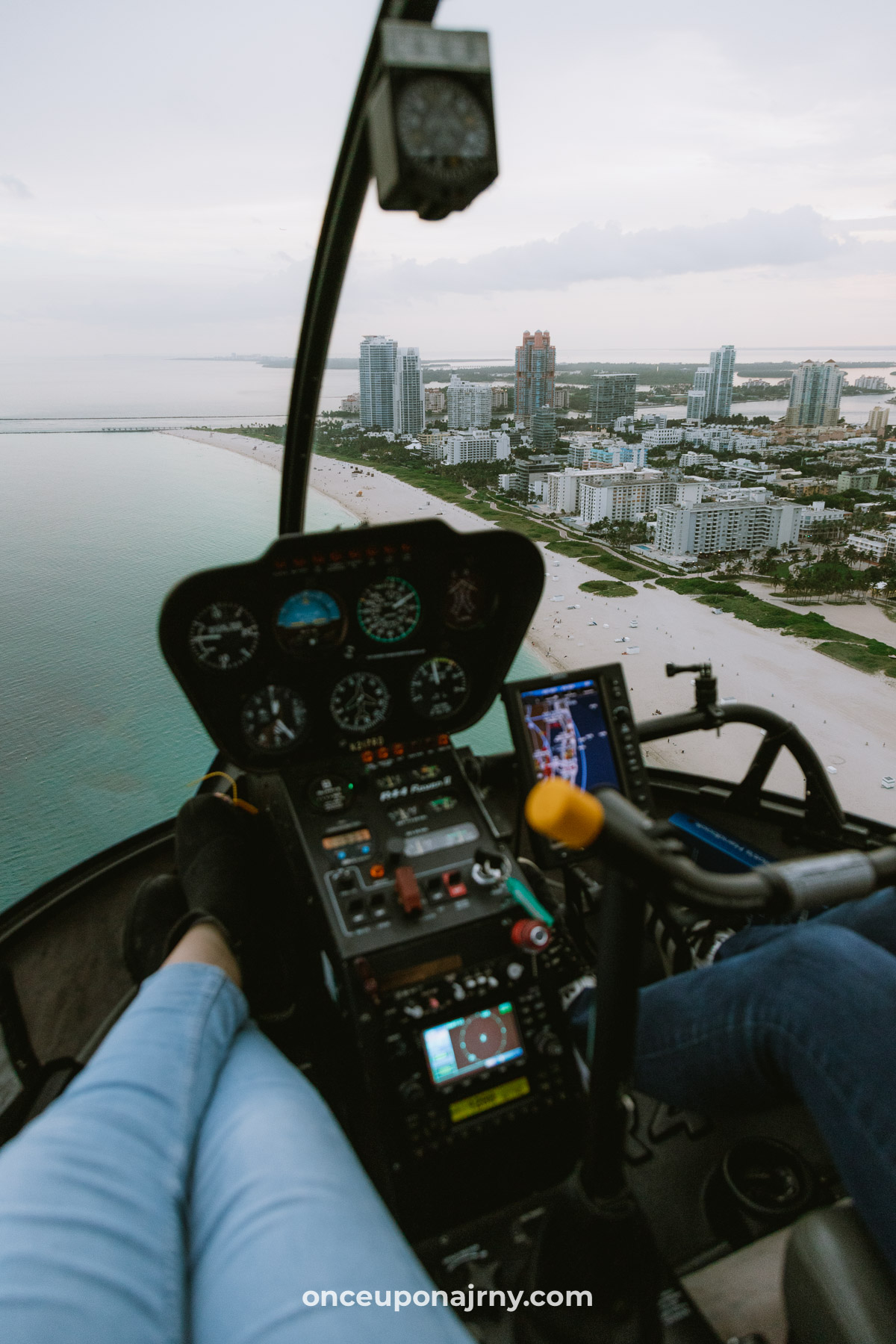 Sunset helicopter ride Miami