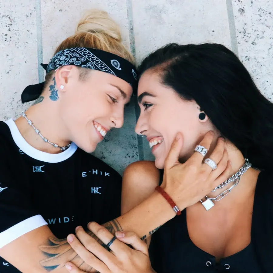 Karin and Skyler lesbian youtubers couple