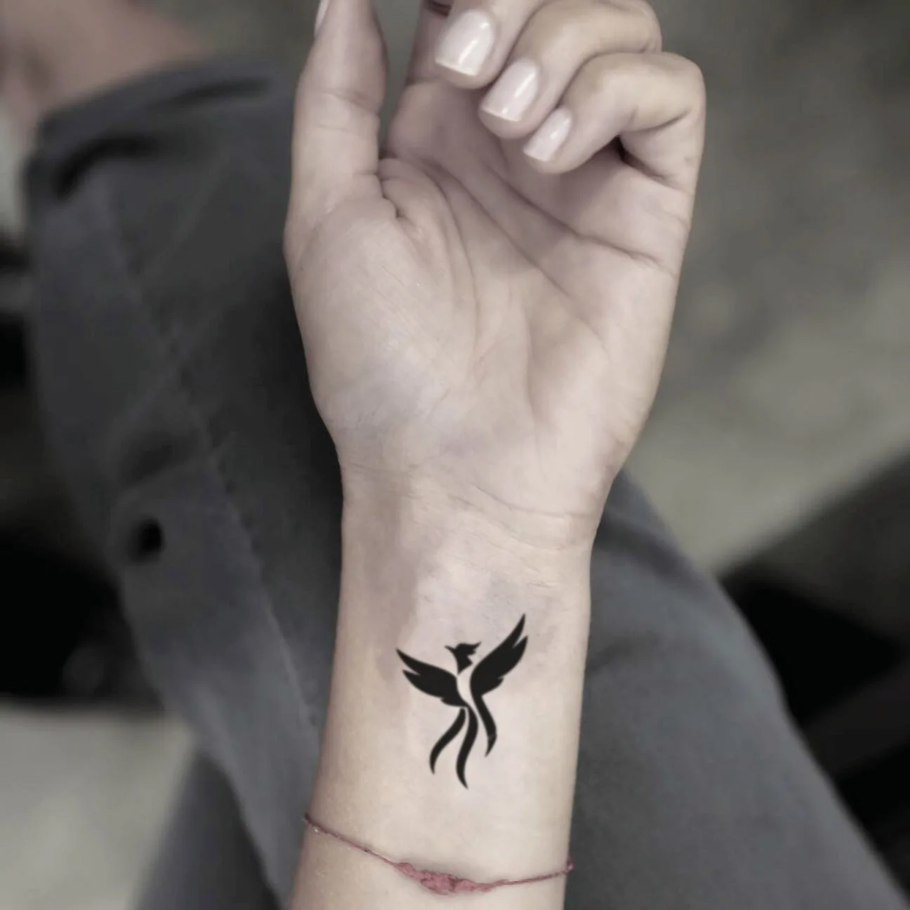 Small-Simple-Phoenix-Bird-Animal-Temporary-Tattoo-Sticker-Design-Idea-Wrist