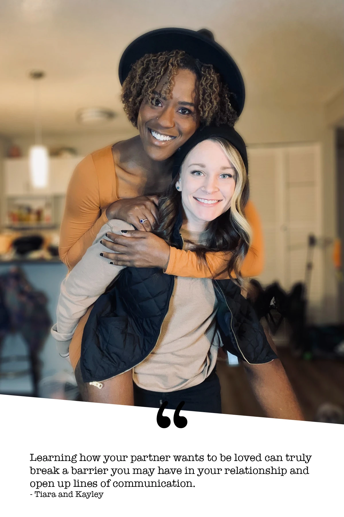 Tiara and Kayley Raw Vegan Romance interracial lesbian relationship advice
