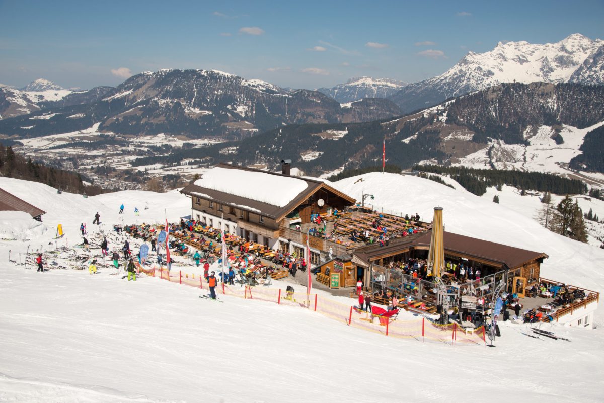 Lärchfilzhochalm apres ski Fieberbrunn