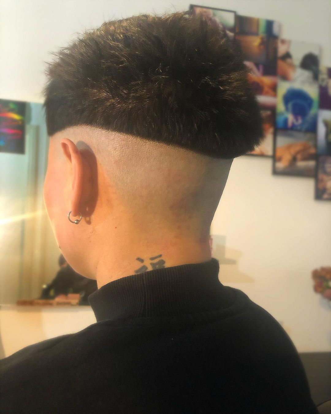 bowl cut undercut short hair by queer_barbershop