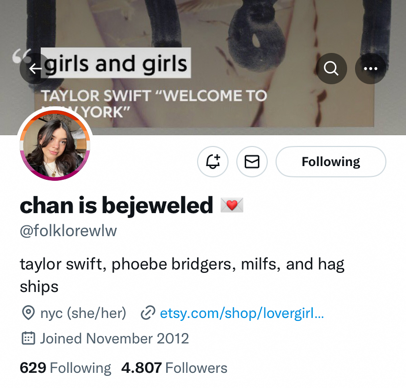 chan is bejeweled @folklorewlwlesbian twitter