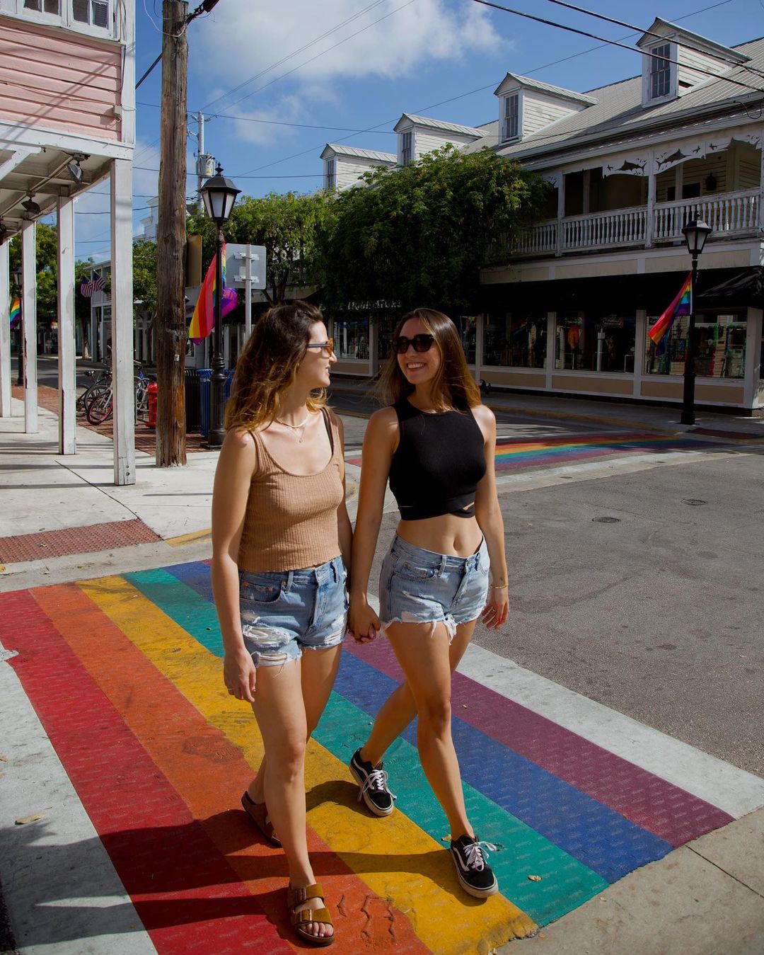 Lesbian couple in Key West Florida