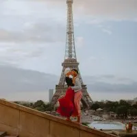 Trocadero Paris, Eiffel Tower lesbian couple