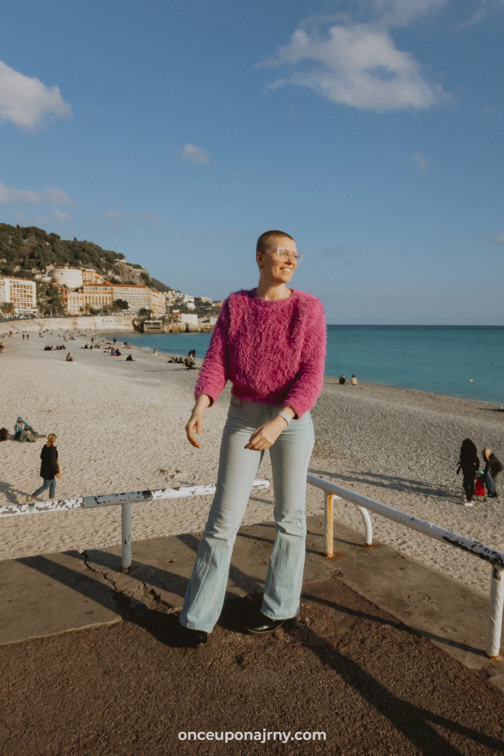 Gay beach Nice France Promenade des Anglais